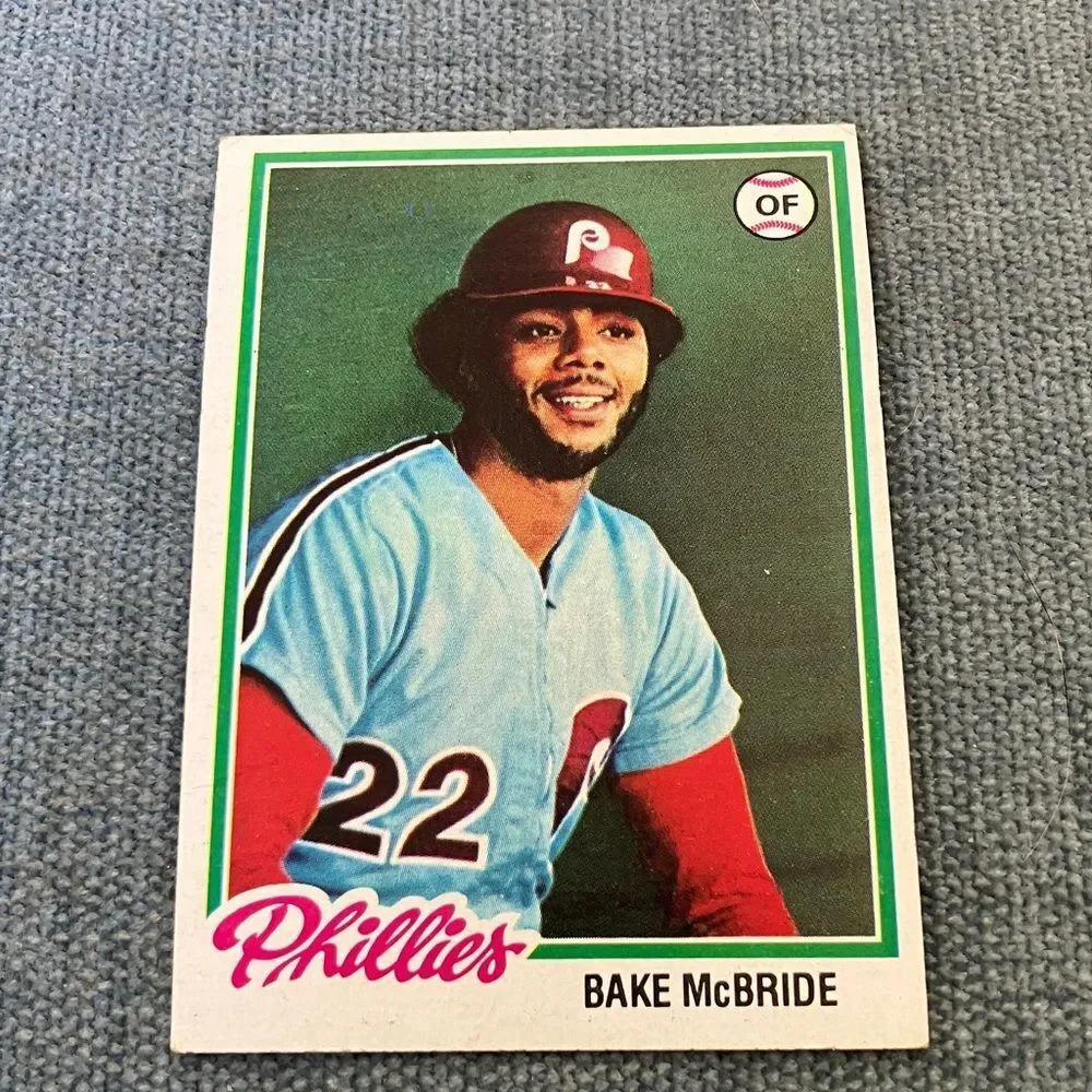 1978 Topps Philadelphia Phillies Baseball Card Trading Card